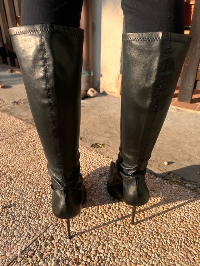 Stivali donna tacco alto neri