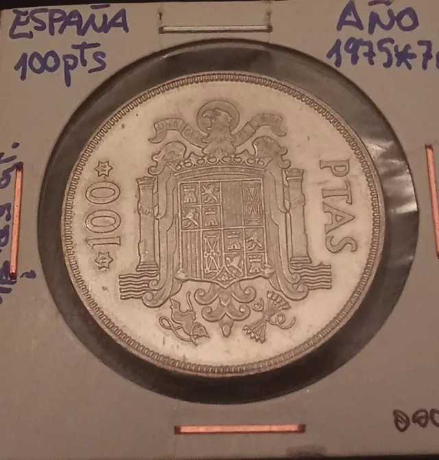 Moneda 100 Pesetas España 1975