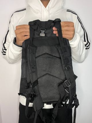 Mochila Táctica 25L Negra - Nueva
