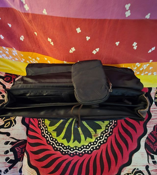 Tracolla Piquadro Pelle Marrone/Nero