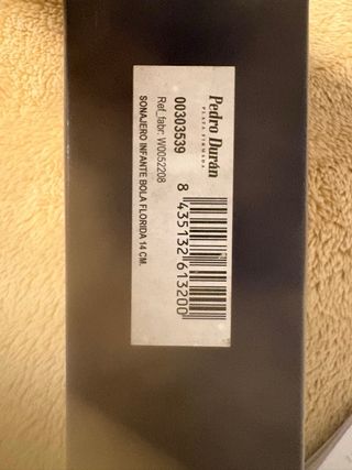 Sonajero Plata Pedro Durán