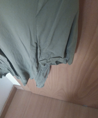 Camisa crop top verde