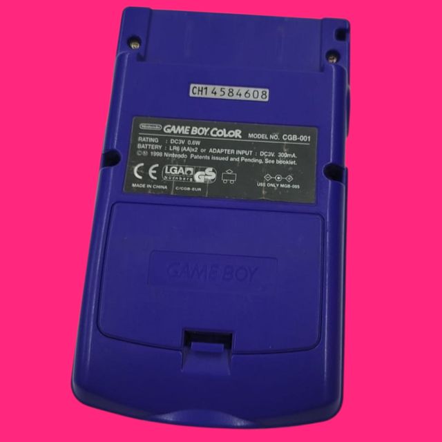 CONSOLA NINTENDO GAMEBOY COLOR CGB-001 MORADA