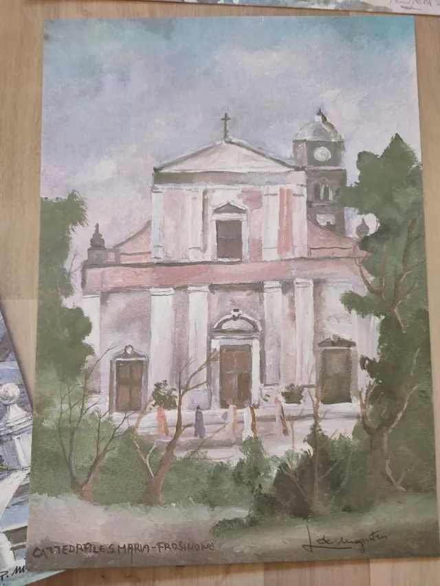 5 Stampe firmate originali Assess. Reg. Lazio