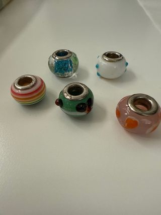 Lote 5 Charms para Pulseras Pandora