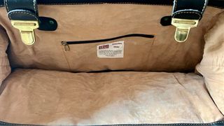 Bolsa de viaje hecha con Kilim turco.