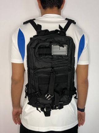 Mochila Táctica 25L Negra - Nueva