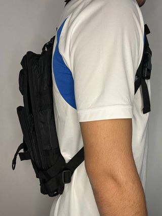 Mochila Táctica 25L Negra - Nueva