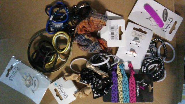 Lote accesorios pelo y bisutería