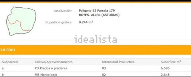 Terreno Rústico en Aller