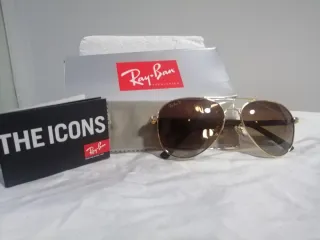 Gafas Ray-Ban Made in Italy Marrón/Dorado