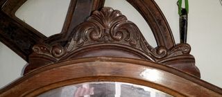 Tocador vintage años 50 con espejo