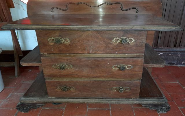 Tocador vintage años 50 con espejo