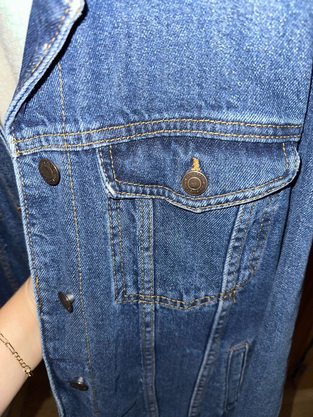 Chaqueta vaquera Bershka azul