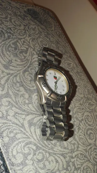 TAG Heuer Reloj de Pulsera Plata y Blanco