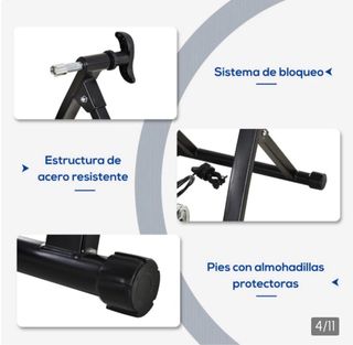 Rodillo Bicicleta Carretera Negro