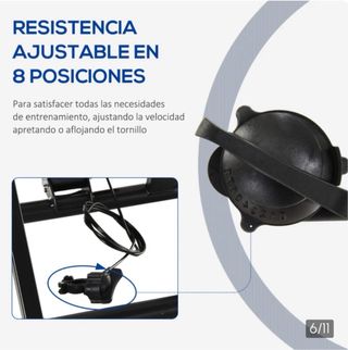 Rodillo Bicicleta Carretera Negro