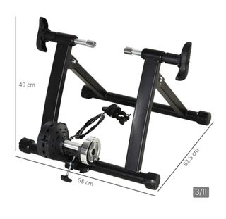 Rodillo Bicicleta Carretera Negro