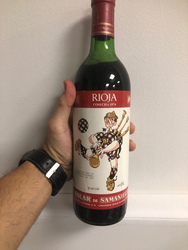 Vino Rioja Solar de Samaniego Cosecha 1974