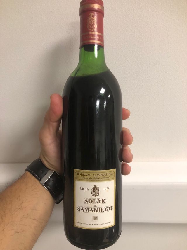 Vino Rioja Solar de Samaniego Cosecha 1974