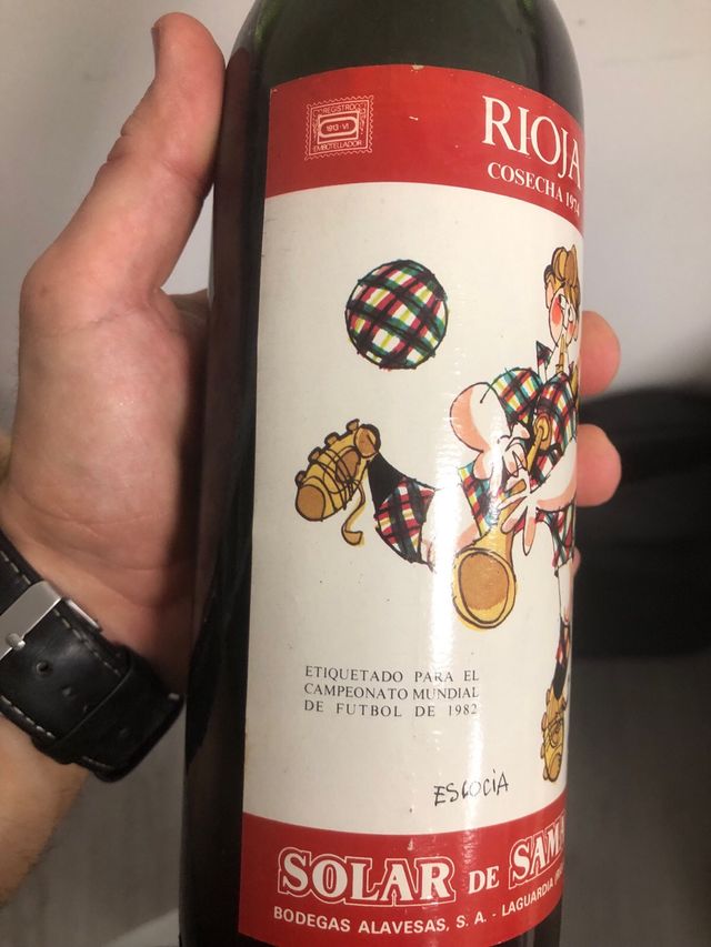 Vino Rioja Solar de Samaniego Cosecha 1974