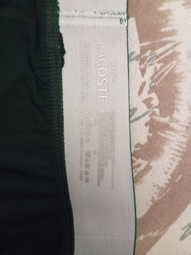Calzoncillos Lacoste Verdes
