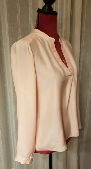 Blusa Caroll Rosa Seda Talla 38