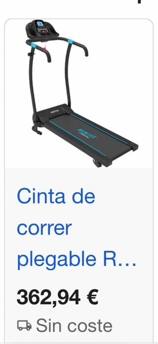 Cinta de Correr Plegable PRIXTÓN RUN FIT