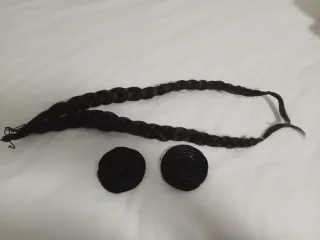 Rebajado pelo fallera 2 mallas negras y rodetes