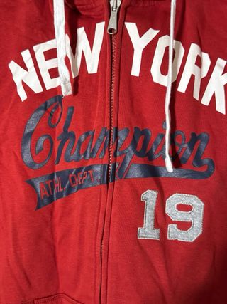 Sudadera Champion Roja con Capucha Talla XL