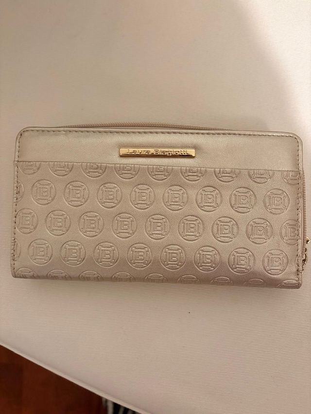 Portafoglio Laura Biagiotti Beige/Oro