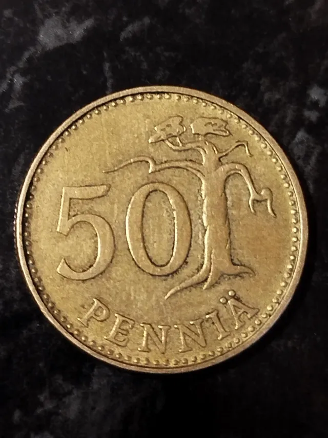 Moneta Finlandia 50 Pennia 1963