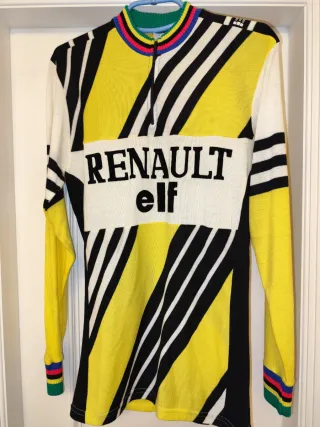 Maillot RENAULT elf acrílico años 80