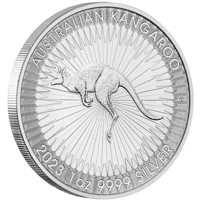 Tubo 25 Monedas Plata Canguro Australiano