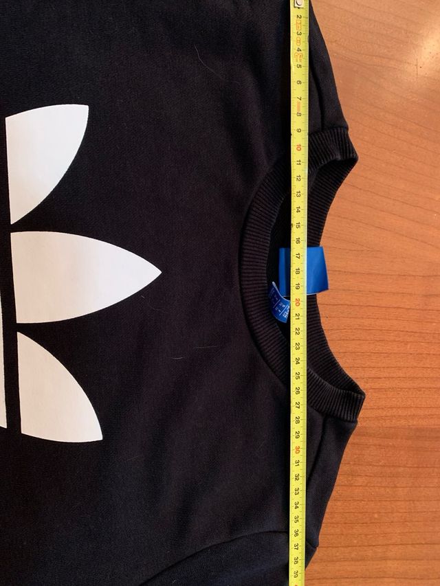 Felpa Adidas leggera garzata tg 42