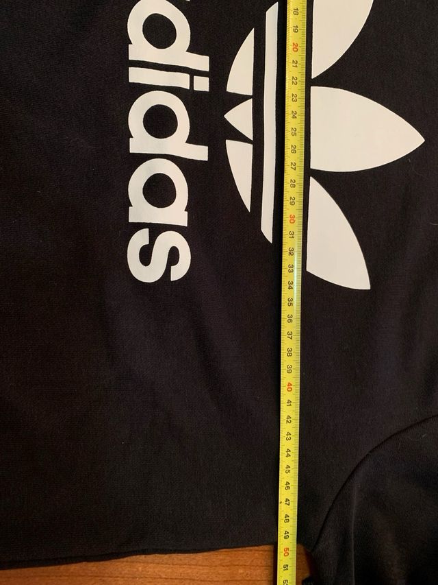 Felpa Adidas leggera garzata tg 42