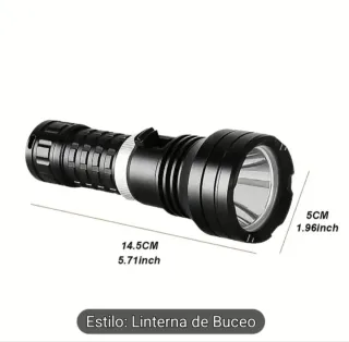 LOTE 6359 BUCEO .LINTERNA-RELOJ Y GUANTE TÁCTICO