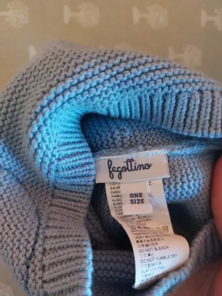 Cappellino neonato orsetto, taglia unica. Nuovo