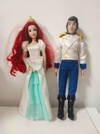 Muñecos Ariel y Príncipe Eric Boda