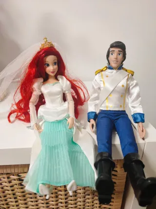 Muñecos Ariel y Príncipe Eric Boda