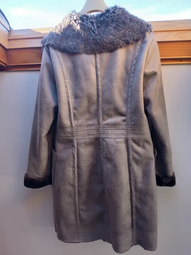 Abrigo Salsa Mujer Beige/Marrón Talla XL