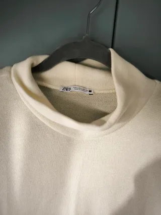 Vestido largo lana Zara Talla L