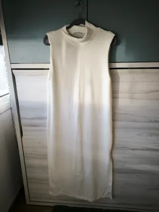Vestido largo lana Zara Talla L