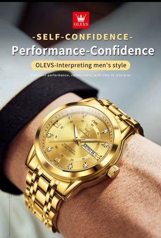 Reloj OLEVS Dorado Hombre