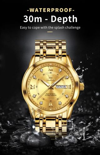 Reloj OLEVS Dorado Hombre