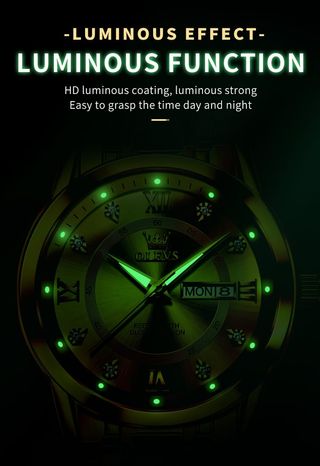 Reloj OLEVS Dorado Hombre