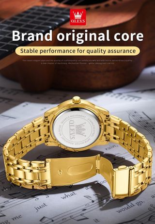 Reloj OLEVS Dorado Hombre