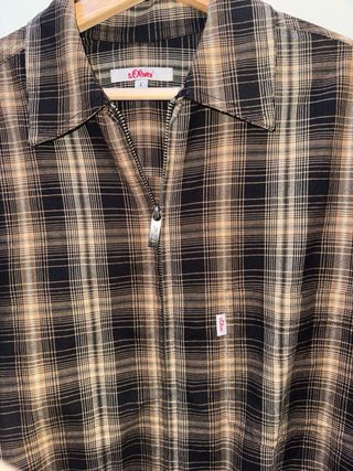 Camisa Cuadros s.Oliver Vintage Talla XL