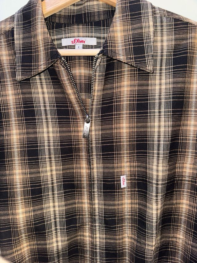 Camisa Cuadros s.Oliver Vintage Talla XL