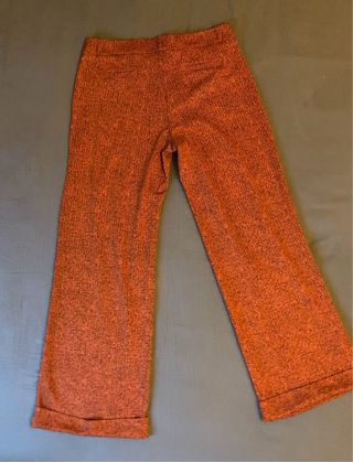 Pantalón Surkana T.42 Naranja y Negro